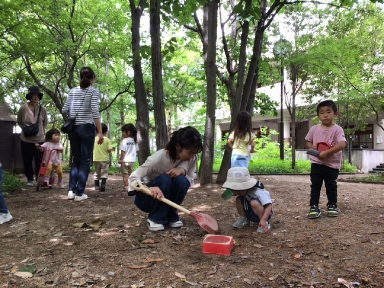 園庭開放の様子